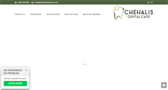 Desktop Screenshot of chehalisdentalcare.com